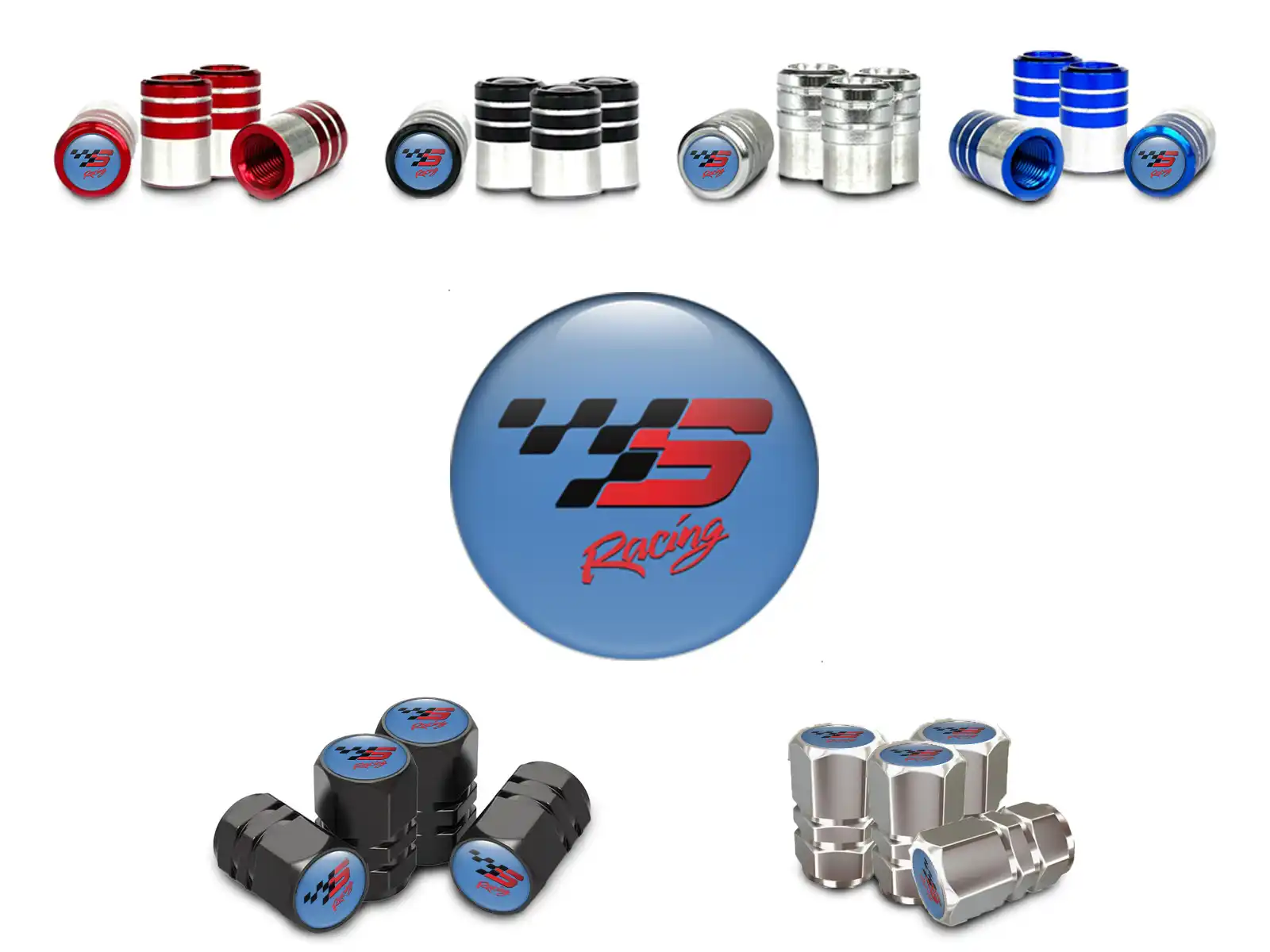 Capuchons Valve Pneu Vélo Style Racing Max